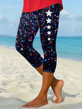 Women's Independence Day Stars Seven-minute Bottoms