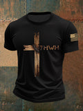 Men's Yhwh Cross Short Sleeves T-shirt