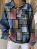 Women's Faith Art Printed Sweatshirt