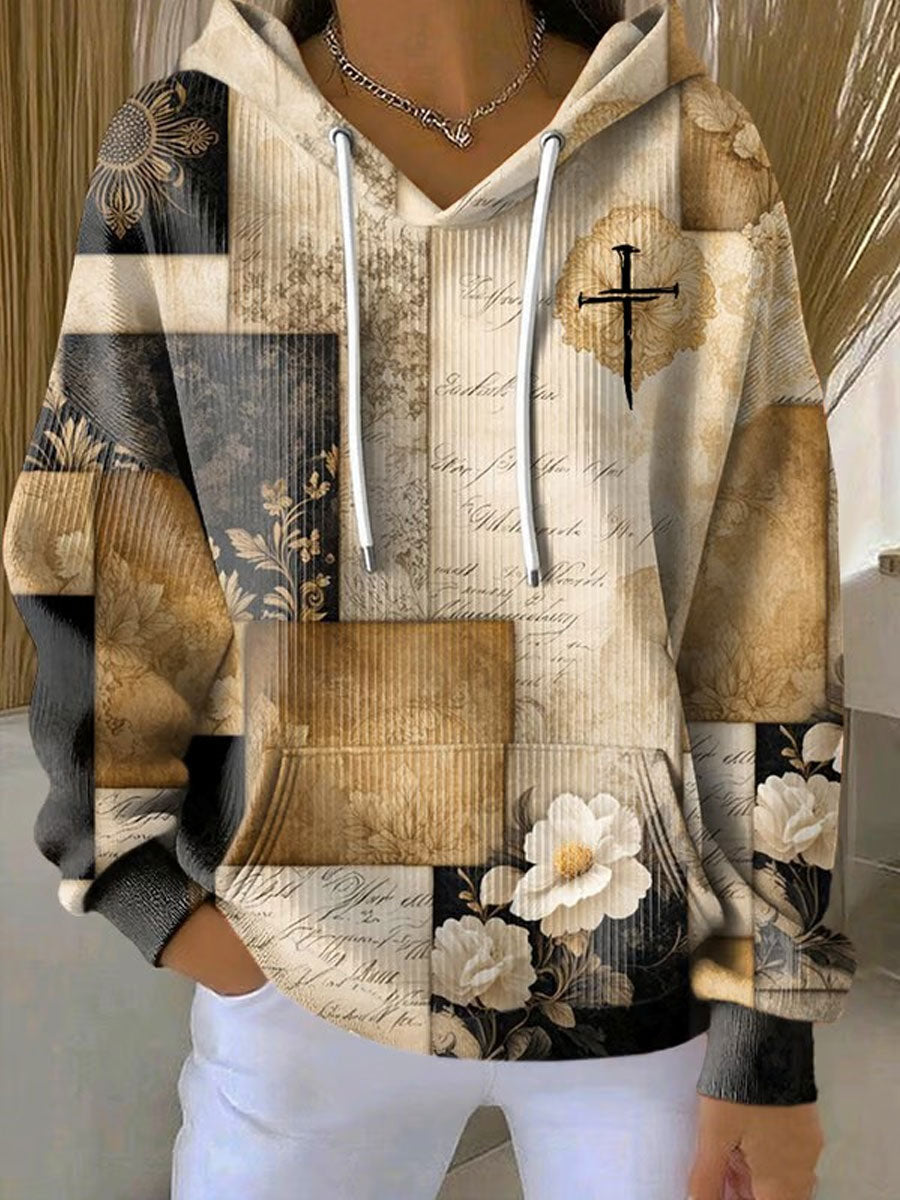 Women's Faith Art Printed Hoodie